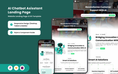 Zeta – AI Chatbot Assistant Landing