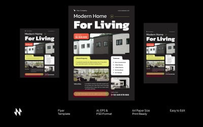 Real Estate Flyer Bento Style