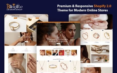 BlingLite – Az ékszer- és díszbolt végső Shopify-téma
