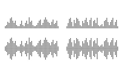 Sound Wave Music illustration design template v.5