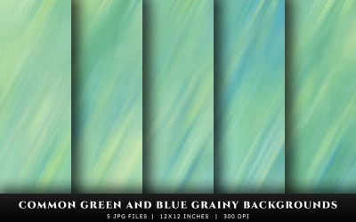 Sfondi comuni con texture granulosa verde e blu