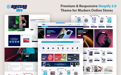 Electrodox – Ein leistungsstarkes Shopify-Theme für Elektronik-, Gadget- und Technikläden