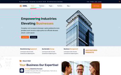 Шаблон Joomla Odel Business Industry
