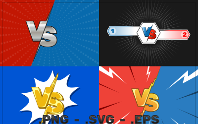 VS Letters For Sports And Fighting