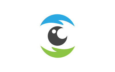 Branding Corporate Health Eye Care vector Logo design template v.1