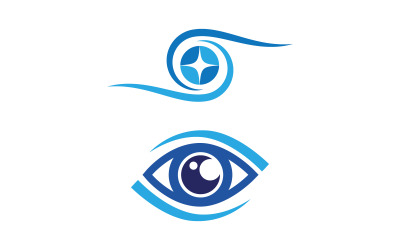 Branding Corporate Health Eye Care vector Logo design template v.5
