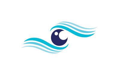 Branding Corporate Health Eye Care vector Logo design template v.6