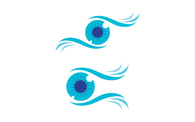 Branding Corporate Health Eye Care vector Logo design template v.8
