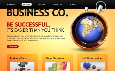 Free Business Company Template Website Template