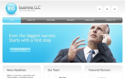 Free Business  Website Template