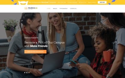 Free Education Website Template