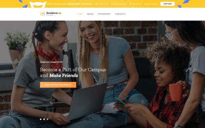 Responsivt Free Education Website Template Hemsidemall #51480