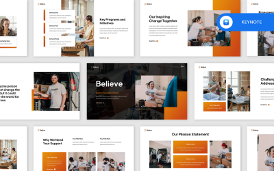 Believe - Charity &amp;amp; Donation Keynote Template