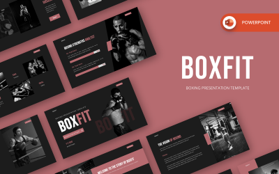 Boxfit - Box-PowerPoint-Vorlage