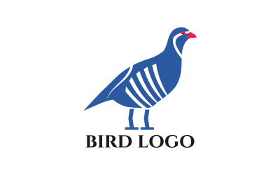 Cute Pigeon Bird Logo Design