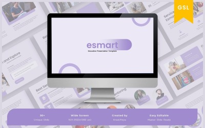 Esmart – освітній шаблон Google Slide