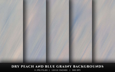 Fondos con textura granulada de color melocotón seco y azul