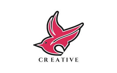 Modern Bird Sign Logo Design