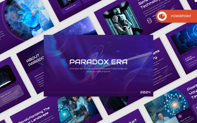 Paradoks Çağı - Teknoloji PowerPoint Şablonu