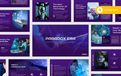 Paradox Era - Шаблон слайда Google Technology