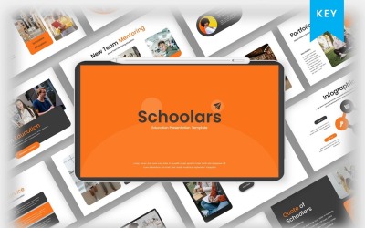 Schoolars – oktatási kulcsszó sablon