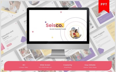 Seisco– Onderwijs PowerPoint-sjabloon