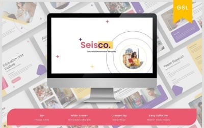 Seisco – освітній шаблон Google Slide