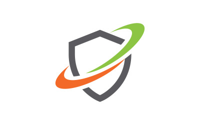 Shield security vector illustration design template v.15