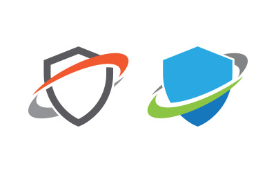 Shield security vector illustration design template v.20