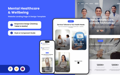 Aegismed – Шаблон дизайна психического здоровья