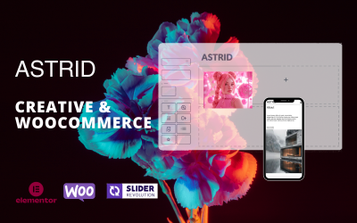 Astrid – креативна тема WordPress для бізнесу, портфоліо та онлайн-магазинів