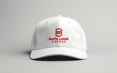 Cap mockup | White cap logo mockup