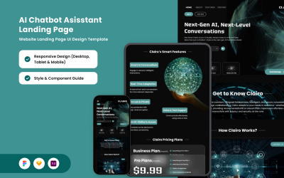 Clairo – Chatbot UI Design Mall