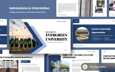 Přijímací řízení na vysoké školy Prezentace Google Slides Design