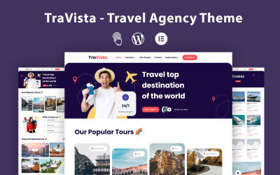 Téma WordPress TraVista - Cestovní kancelář