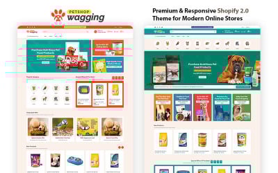 Wagging PetShop – Das perfekte Shopify-Theme für Tierliebhaber und Tierpflege