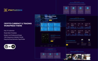 Fintucoin - Tema WordPress per criptovalute e trading
