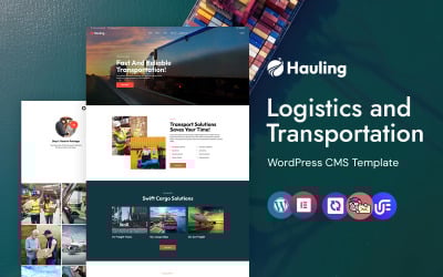 Hauling - Tema WordPress Elementor para Logística, Transporte e Serviços de Carga