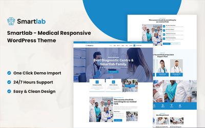 Smartlab - Tema WordPress Médico Responsivo