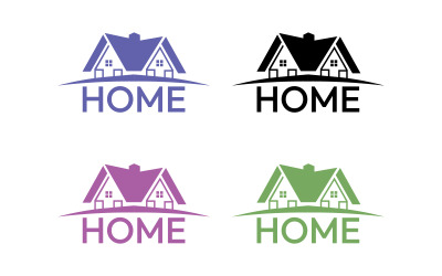 Home Logo Design Concept šablona