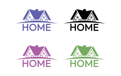 Home Logo Design Concept Template