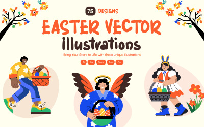 Ilustración vectorial de Pascua
