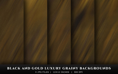 Sfondi di lusso con texture granulosa nera e oro