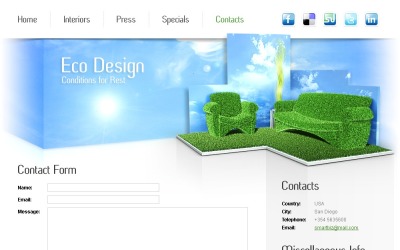 Free Furniture Website Template Website Template