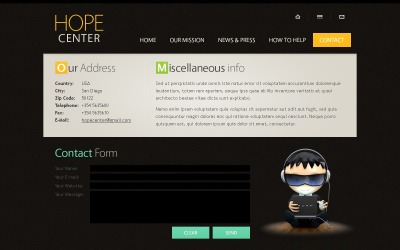 Plantilla de sitio web gratuita - Tipografía, plantilla de sitio web jQuery Slider