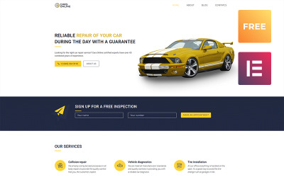 Volné auto WordPress téma