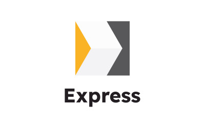 Express logo Vector icon design illustration Template v0