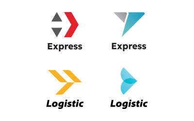 Express logo Vector icon design illustration Template v14