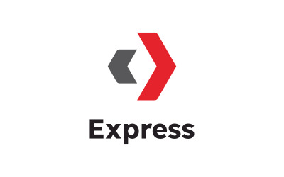 Express logo Vector icon design illustration Template v8