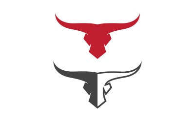 Taurus Horn Logo šablona vektorové ikony ilustrace design v.20